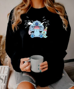 Funny Stitch Crying And Scrump Sweatshirt