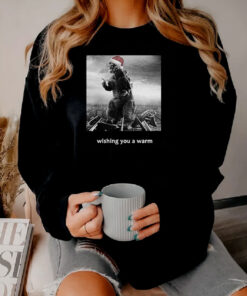 Godzilla Christmas Wishing You A Warm Sweatshirt