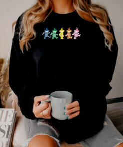 Grateful Dead Bears Dancing In Halloween Costume Funny Sweatshirt