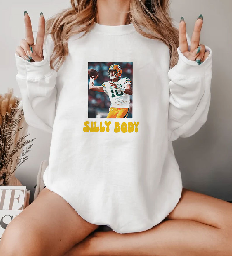 Green Bay Packers Jordan Love Silly Body Sweatshirt