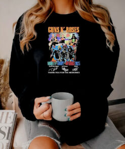 Guns N’ Roses Middle East Europe North America 2023 Thank You Sweatshirt