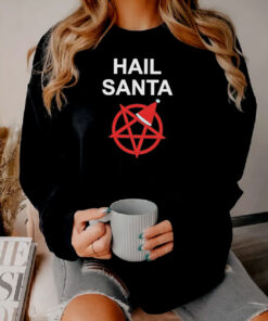 Hail Santa Pentagram Meme Sweatshirt