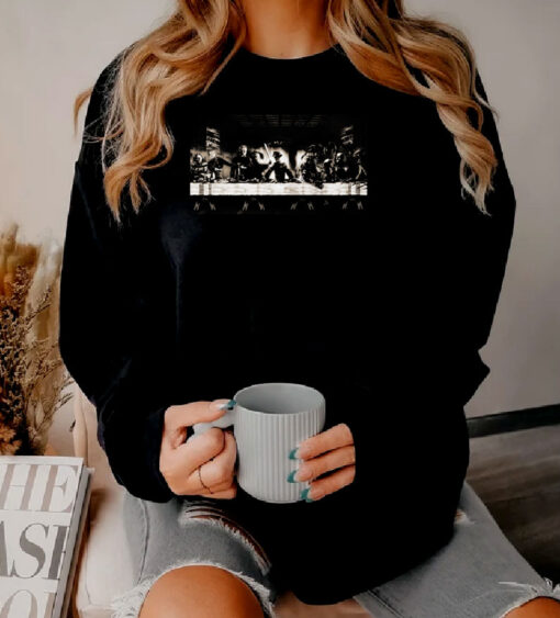 Horror Movie Villains Last Supper Sweatshirt