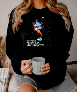 Houston Rocket In Space No One Can Hear You Sweatshirt