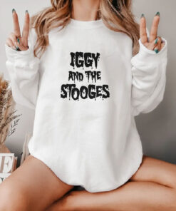Iggy Pop Iggy And The Stooges Logo Sweatshirt