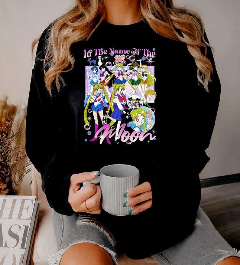 In The Name Of The Sailor Moon Vintage Sweatshirt