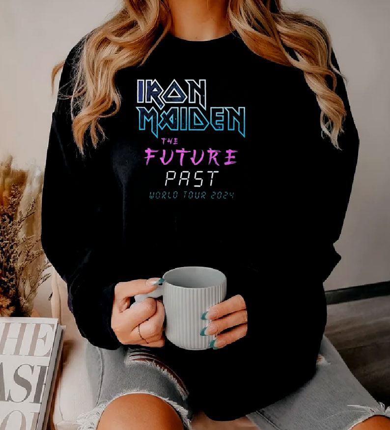 Iron Maiden World Tour 2024 Setlist Merch Sweatshirt