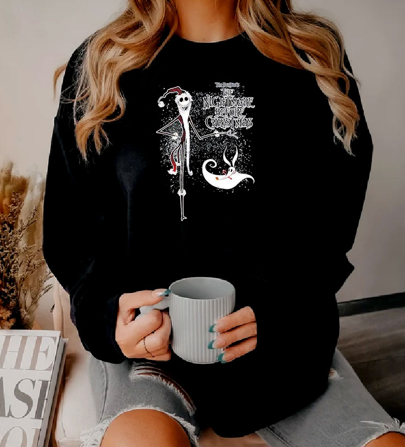 Jack Skellington And Zero Nightmare Sweatshirt