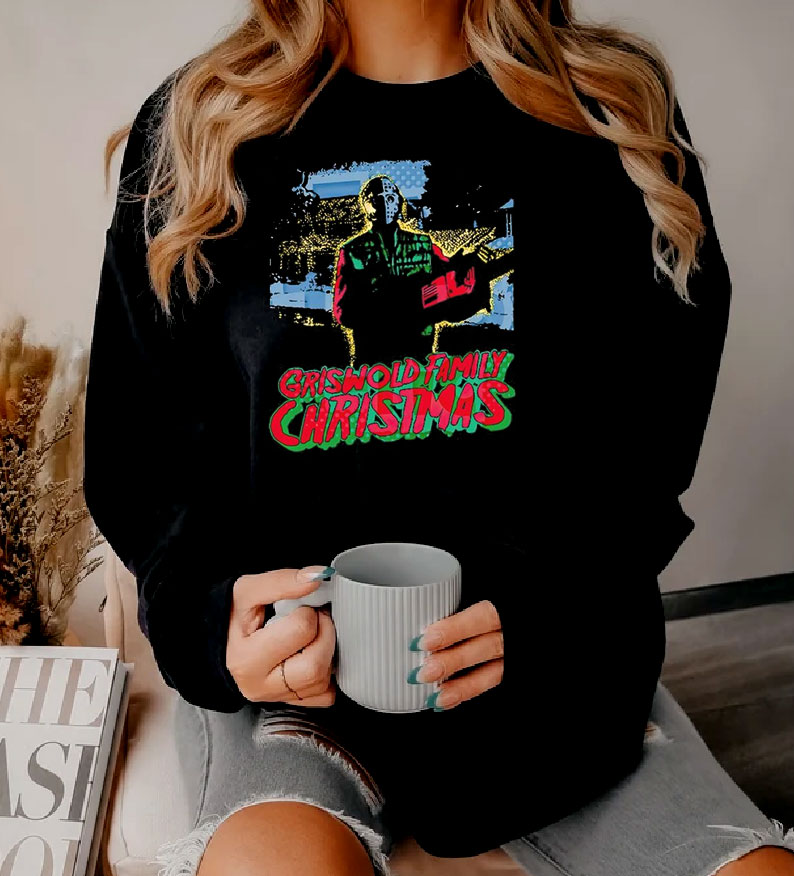 Jason Voorhees Griswold Family Christmas Sweatshirt