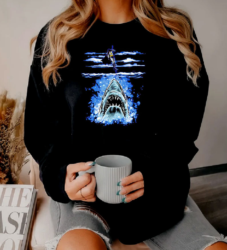 Jaws Batman Shark Repellent Sweatshirt