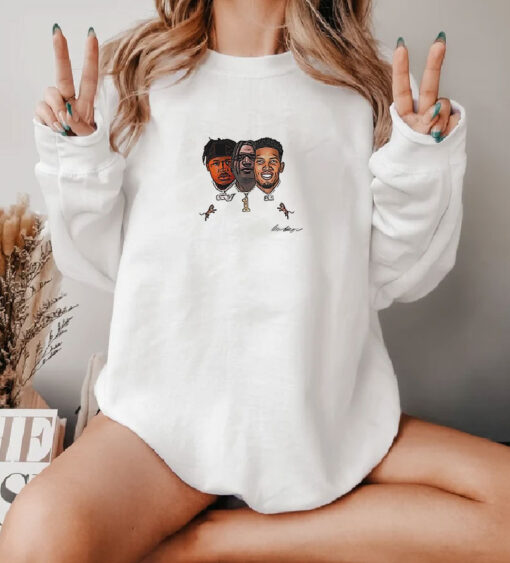 Joe Burrow Tres Amigos Cincinnati Bengals Sweatshirt