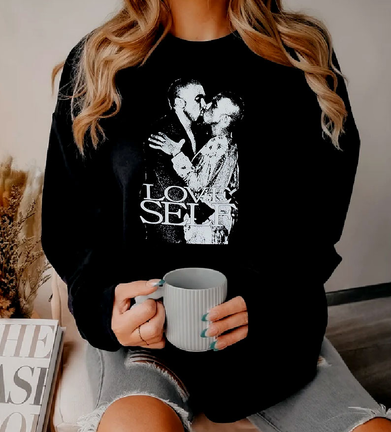 Kanye Loves Kanye West Kissing Himself Sweatshirt