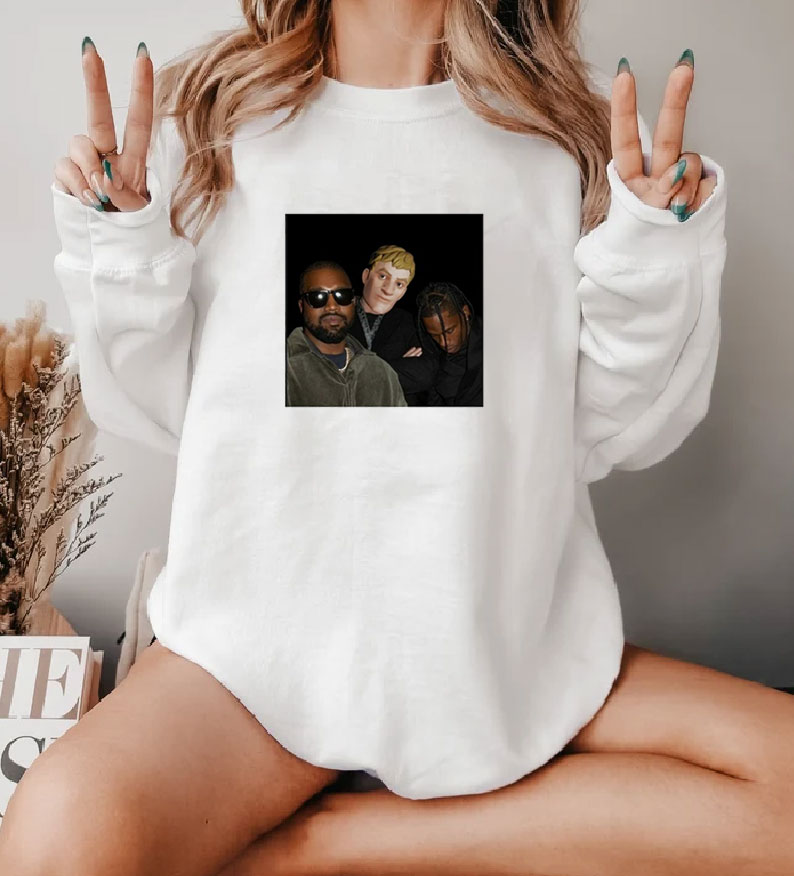 Kanye X Travis Scott X Fortnite Sweatshirt