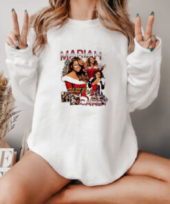 Mariah Carey All I Want For Graphic Christmas Sweatshirt