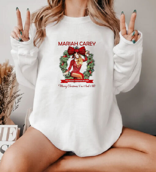 Mariah Carey The Holiday Tradition Returns Merry Christmas Sweatshirt