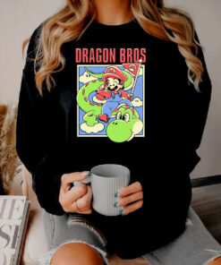 Mario And Yoshi X Dragon Ball Dragon Bros Comic Sweatshirt