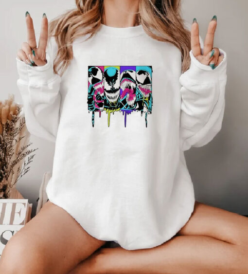 Marvel Venom Neon Panels Sweatshirt
