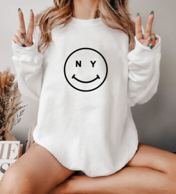 New York Smiley Graphic Sweatshirt