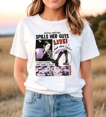 Olivia Rodrigo Spills Her Guts Live T-Shirt