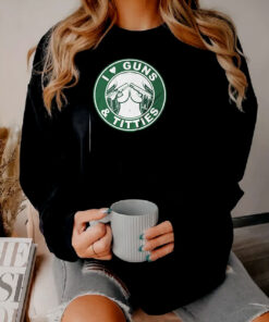 Parody Logo Boobs And Guns Sweatshirt