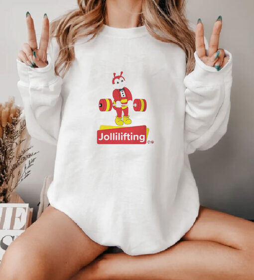 Parody Vintage Jollilifting Jollibee Sweatshirt