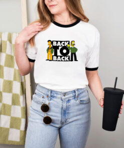 Back To Back Records Simpsons Ringer Tee