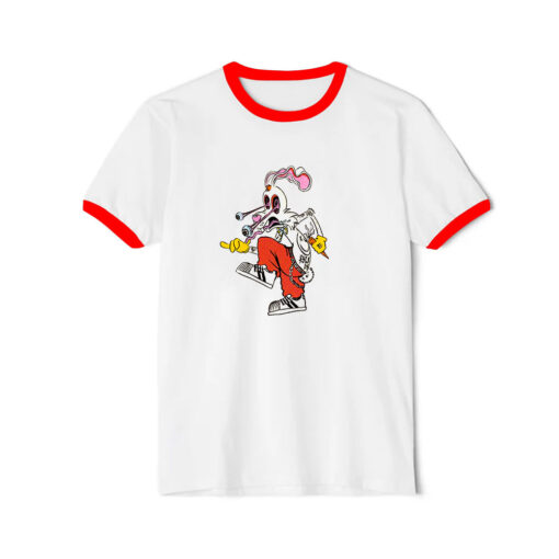 Blink182 Roger Rabbit Ringer Red Tee