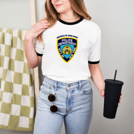 Brooklyn Nine Nine Badge Nominated Tv Show Ringer Tee