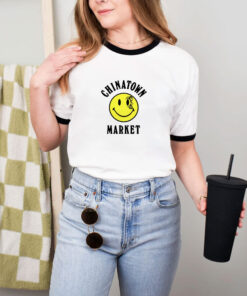 Chinatown Market Mike Tyson Smiley Face Ringer Tee