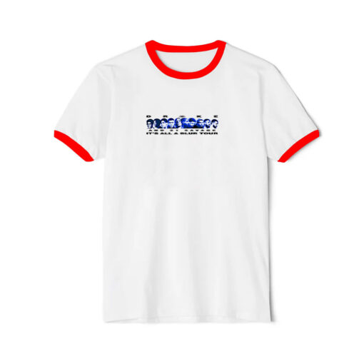 Drake and 21 Savage It’s All A Blur Tour Ringer Red Tee