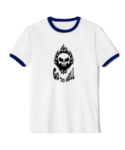 Go To Hell Viktor And Rolf's Ringer Navy Tee