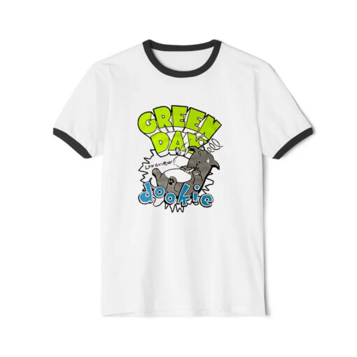 Green Day Dookie Longview Ringer Black Tee
