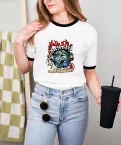 Hellstar Heaven On Earth Graphic Ringer Tee