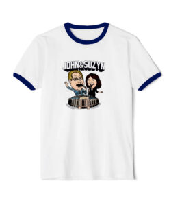 John And Suzyn Night Presented New York Yankees Nigh Ringer Navy Tee