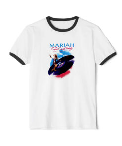 Mariah Carey Sweet Fantasy Tour Ringer Black Tee