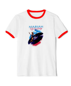 Mariah Carey Sweet Fantasy Tour Ringer Red Tee