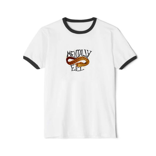 Mentally Eel Ringer Black Tee