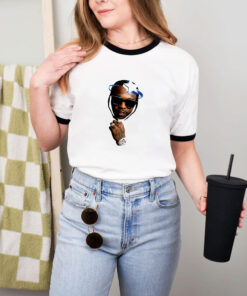 Pop Smoke x Vlone Halo Graphic Ringer Tee