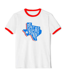 Psycho Bunny Texas Pays Homage To California Ringer Red Tee