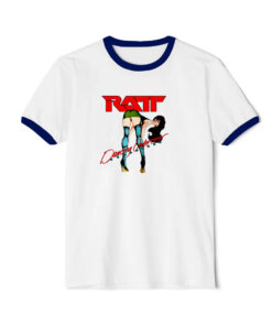 Ratt Dancing Undercover Ringer Navy Tee