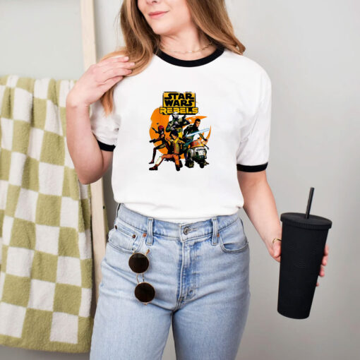 Star Wars Rebels The Good Guys Retro Movie Ringer Tee