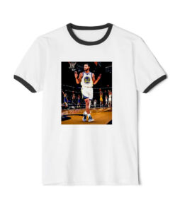 Stephen Curry 3 Point Leader Ringer Black Tee