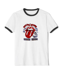 The Rolling Stones 1994 Voodoo Lounge World Tour Ringer Black Tee