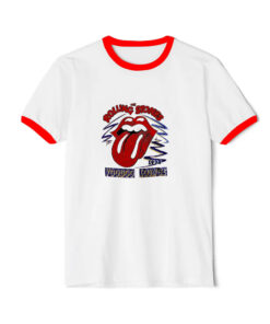 The Rolling Stones 1994 Voodoo Lounge World Tour Ringer Red Tee