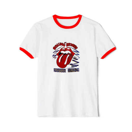 The Rolling Stones 1994 Voodoo Lounge World Tour Ringer Red Tee