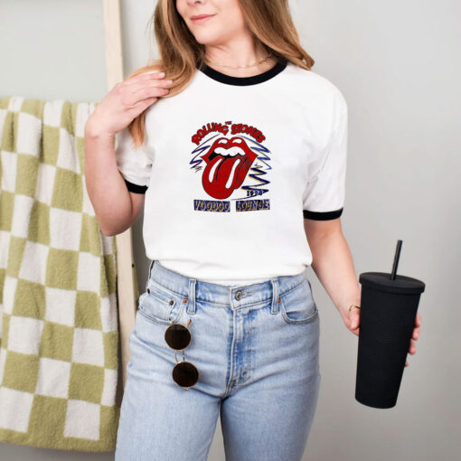 The Rolling Stones 1994 Voodoo Lounge World Tour Ringer Tee