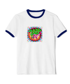 Zapp Roger Funk Band Music Funny Ringer Navy Tee