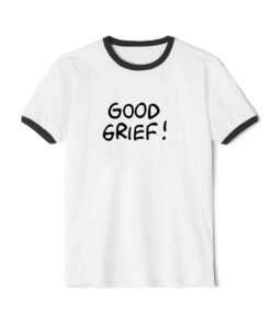 good grief Ringer Black Tee