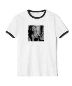 Adriana Fall Lima Ringer Black Tee