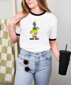 Baby Huey Retro Cartoon Character Fan Ringer Tee